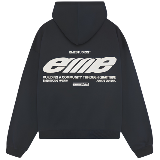 DNA Navy Oversized Hoodie